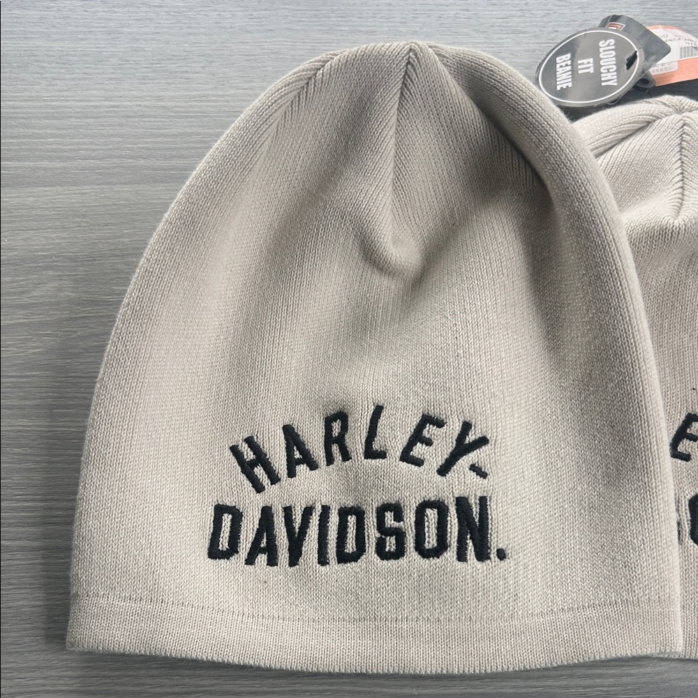 Harley-Davidson Light Gray Knit Hat